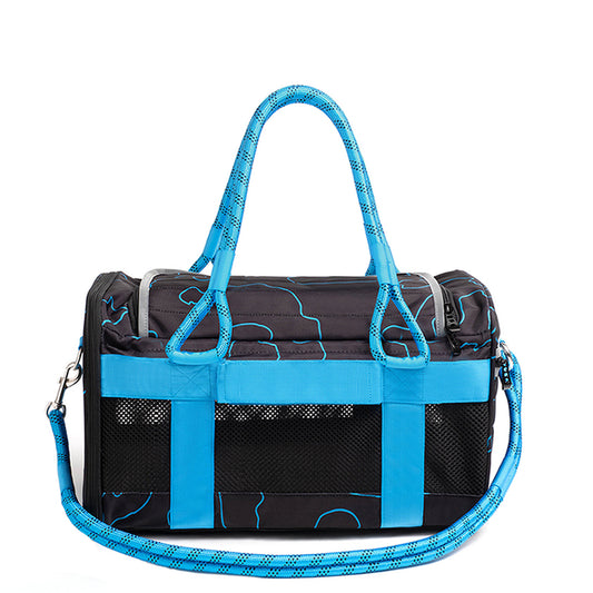 ABSTRACT BLUE CAMO
