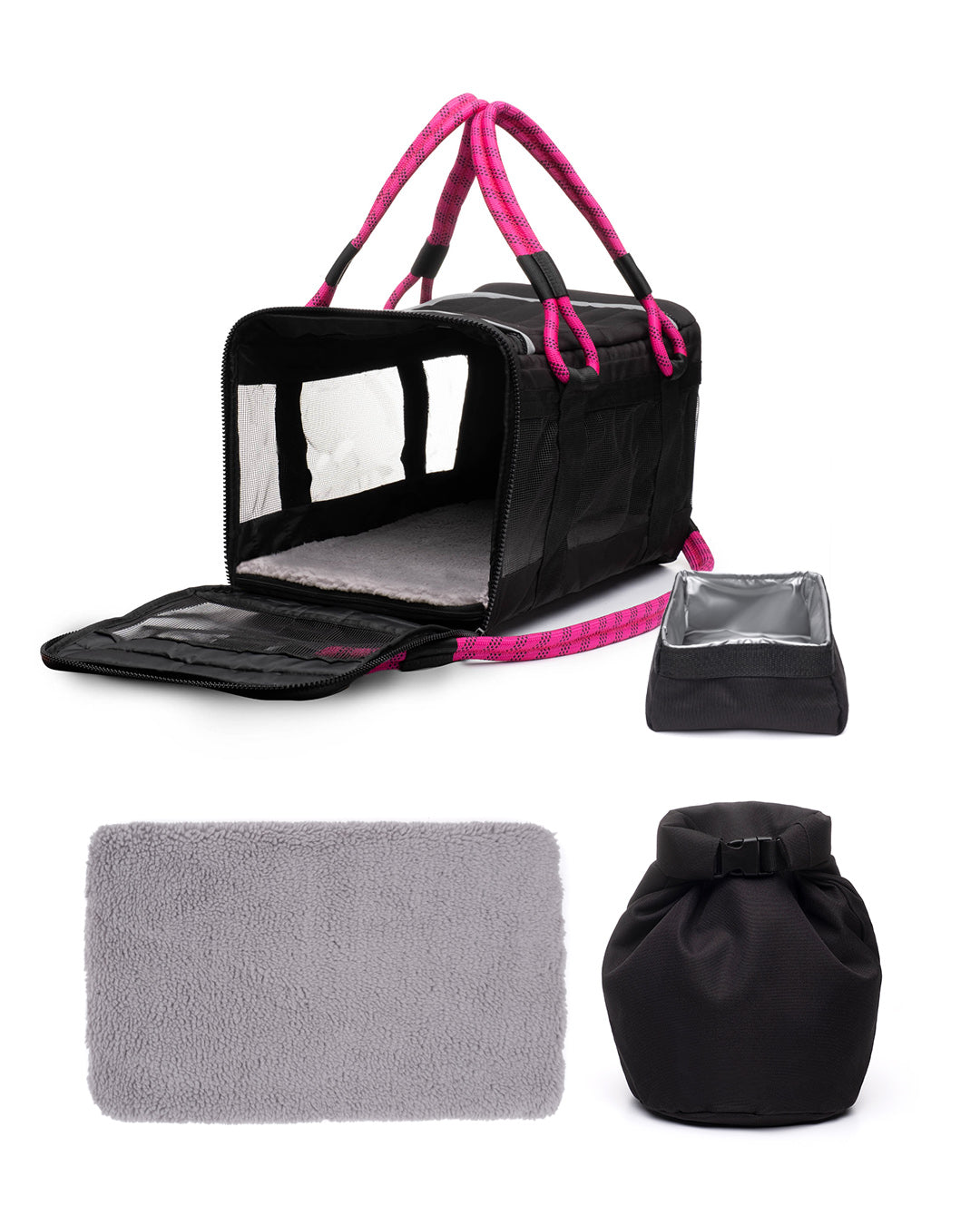 BLACK / MAGENTA